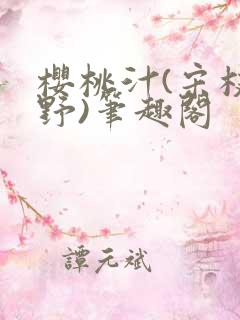 樱桃汁(宋枝江野)笔趣阁