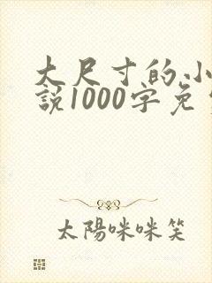 大尺寸的小黄说说1000字免费