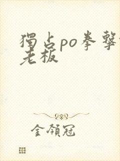 独占po拳击馆老板