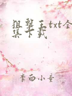 狙击王txt全集下载