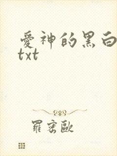 爱神的黑白羽翼txt