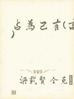 占为己有(高干)