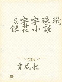 《字字珠玑》金银花小说