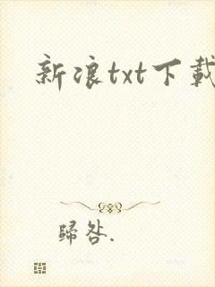 新浪txt下载