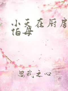 小天在厨房插杨伯母