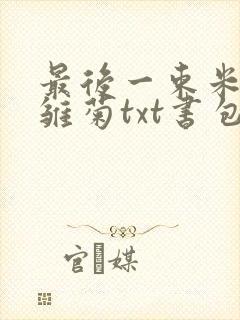 最后一束米迦勒雏菊txt书包网