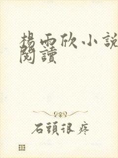 杨雨欣小说免费阅读