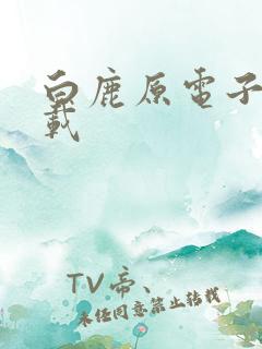 白鹿原电子书下载