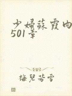 少妇苏霞肉欲第501章