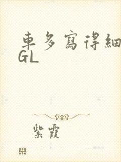 车多写得细腻的GL