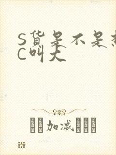 S货是不是想挨C叫大