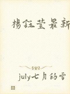 杨钰莹最新小说