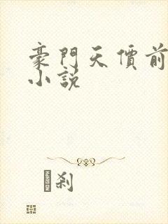 豪门天价前妻 小说