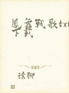凤舞战歌txt下载