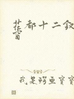 花都十二钗无弹窗