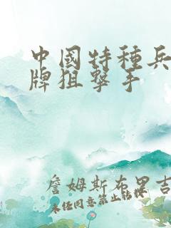 中国特种兵之王牌狙击手