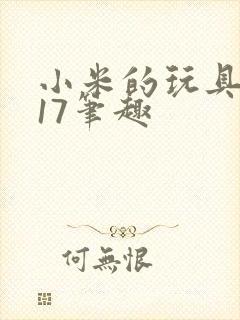 小米的玩具日记17笔趣