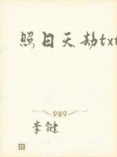 照日天劫txt