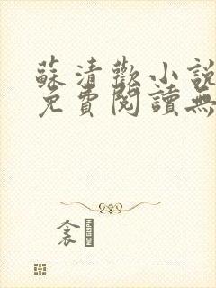 苏清欢小说全文免费阅读无弹窗