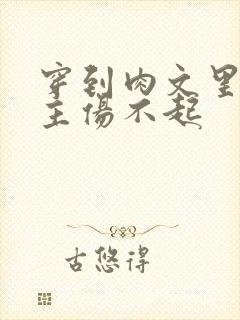 穿到肉文里的女主伤不起