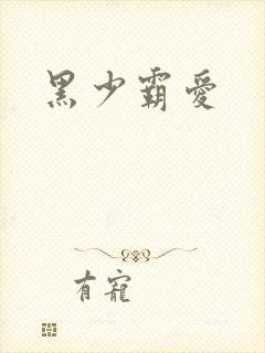 黑少霸爱