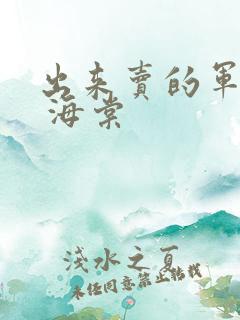 出来卖的军校生 海棠