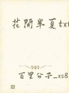 花开半夏txt