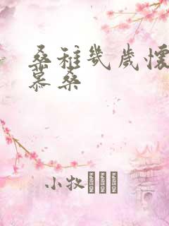 桑稚几岁怀了段慕桑