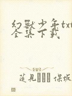 幻兽少年txt全集下载