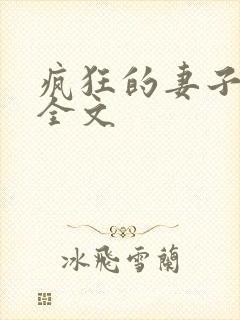 疯狂的妻子小说全文