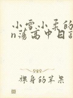 小雪小柔的yin荡高中日记