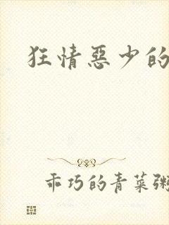 狂情恶少的禁宠