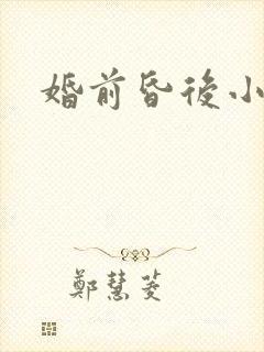 婚前昏后小说