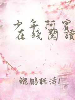 少 年 阿 宾 在 线 阅 读