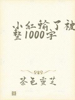 小红输了被小明整1000字