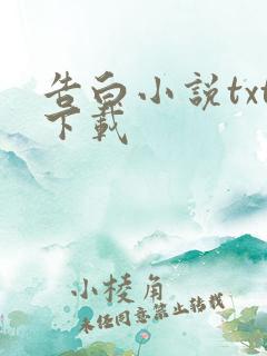 告白小说txt下载