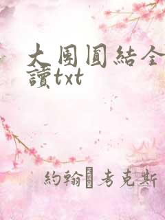 大团圆结全文阅读txt
