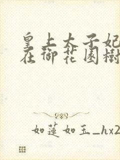 皇上太子妃沈音在御花园树上