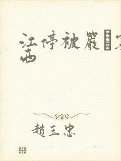 江停被严峫塞东西