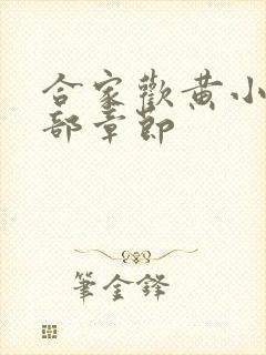 合家欢黄小梅全部章节