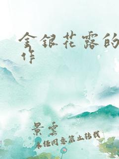 金银花露的代表作