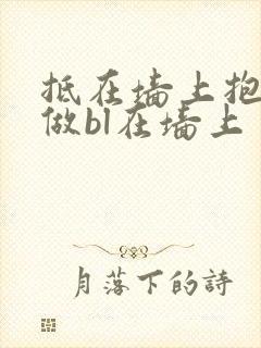 抵在墙上抱起来做bl在墙上