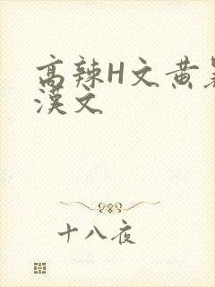 高辣H文黄暴糙汉文
