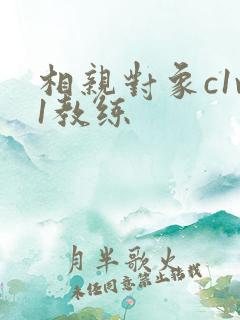 相亲对象c1v1教练