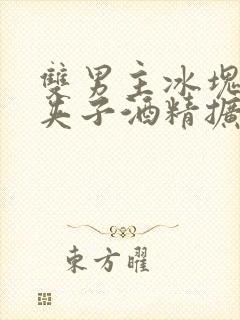 双男主冰块棉签夹子酒精扩张器