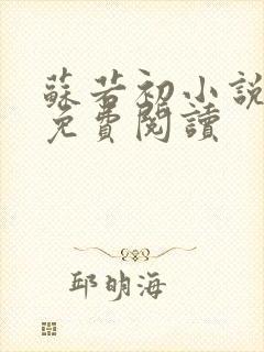 苏若初小说全文免费阅读