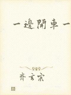 一边开车一边做