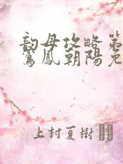 韵母攻略第二部鸾凤朝阳免费阅读