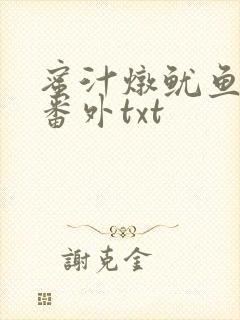 蜜汁炖鱿鱼全文番外txt