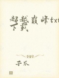 超越巅峰txt下载